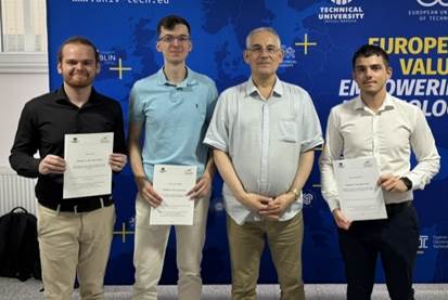 A group of men holding papers

AI-generated content may be incorrect.